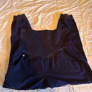 Figs Technical Collection Deep Blue Maternity Scrub Pants